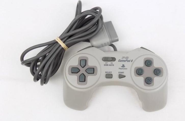PS Gamepad 8 Controller Grijs (PS1 Accessoires), Spelcomputers en Games, Spelcomputers | Sony PlayStation 1, Zo goed als nieuw