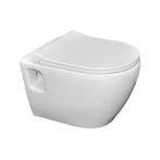 Wandcloset Sanicare Compact Rondo Keramiek 51x36 cm Wit, Doe-het-zelf en Verbouw, Ophalen of Verzenden, Nieuw, Overige typen