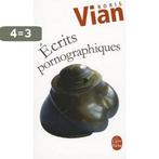 Ecrits Pornographiques 9782253144311 Boris Vian, Boeken, Verzenden, Gelezen, Boris Vian