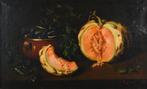 G. Renari (XIX) - Still life with pumpkins and mussels