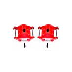 Power Stop 78-85 Avanti II Front Red Calipers w/o Brackets -, Auto-onderdelen, Remmen en Aandrijving, Ophalen of Verzenden, Nieuw