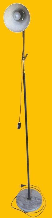 Staande lamp - Messing, Marmer, Metaal - Vloerlamp uit de, Antiek en Kunst, Antiek | Lampen