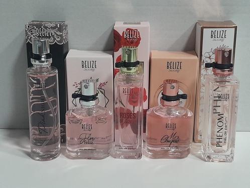 Belize Beauty damesparfum cadeauset met 5X EDP 15ML., Sieraden, Tassen en Uiterlijk, Uiterlijk | Parfum, Nieuw, Verzenden