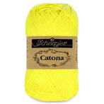 Scheepjes Catona 50 gram - 601 neon geel - Katoen Garen, Hobby en Vrije tijd, Breien en Haken, Ophalen of Verzenden, Nieuw