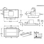 AEG NDC7791SW Plafondafzuigkap – 90 cm, Ophalen of Verzenden, Nieuw