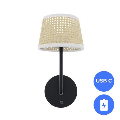 Oplaadbare Bedlamp met ACCU Dimbaar USB-C CCT 3Wat, Huis en Inrichting, Lampen | Overige, Ophalen of Verzenden