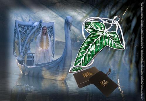 Lord of the Rings Replica 1/1 Elven Leaf Brooch (Silver Plat, Verzamelen, Lord of the Rings, Nieuw, Ophalen of Verzenden