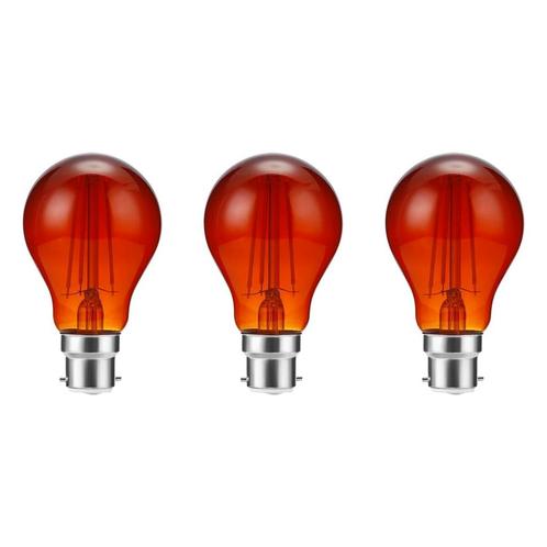 SPL Ba22d LED Lamp 8W Vuur Amber - Dimbaar - Geschikt voor, Huis en Inrichting, Lampen | Losse lampen, Nieuw, Verzenden