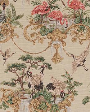 Gobelin Flamingo Kraanvogels Luxery, Hobby en Vrije tijd, Stoffen en Lappen, Overige kleuren, Nieuw