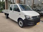 Volkswagen Transporter Benzine DC Open Laadbak Pick-Up, Auto's, Bestelauto's, Volkswagen, Wit, Handgeschakeld, Nieuw