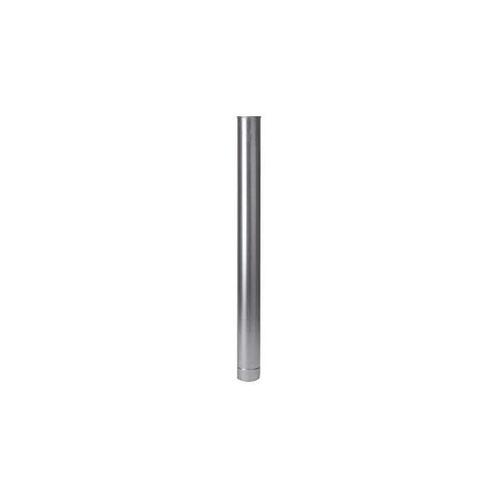 Burgerhout Ø90 dunwanding aluminium buis 1000mm, Doe-het-zelf en Verbouw, Verwarming en Radiatoren, Verzenden