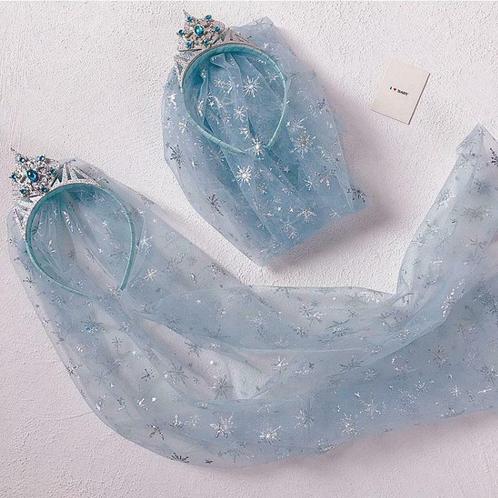 Ijskristallen haarband, Kinderen en Baby's, Carnavalskleding en Verkleedspullen, Nieuw, Ophalen of Verzenden