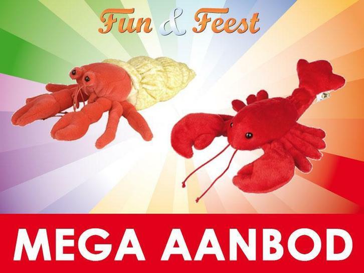 Kreeft knuffels -Mega aanbod pluche Kreeften knuffels, Kinderen en Baby's, Speelgoed | Knuffels en Pluche, Overige typen, Nieuw