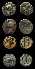 Griekenland (oud) Lot of 4 coins 3rd - 1st century BC