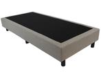 Boxspring Grijs 80x200 Losse Boxspring zonder matras, Verzenden, Nieuw, Matras