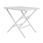 *WOONWINKEL* Brafab Wilkie Vierkante Inklapbare Tafel Wit, Tuin en Terras, Tuinsets en Loungesets, Verzenden, Nieuw