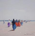 Luis Ángel Sinovas Martín (1956-2010) - Mujeres en la playa, Antiek en Kunst, Kunst | Schilderijen | Klassiek
