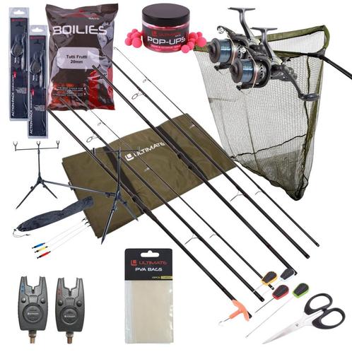 Ultimate Adventure Mega Carp Set, Watersport en Boten, Hengelsport | Algemeen, Nieuw, Verzenden