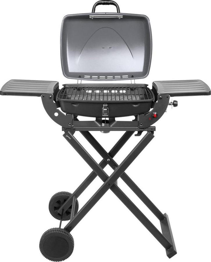 Teesa TSA0150 - Draagbare gasbarbecue BBQ 1000 met onderstel, Tuin en Terras, Houtskoolbarbecues, Verzenden