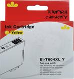 Huismerk Epson 604XL cartridge geel, Verzenden, Nieuw, Huismerk