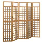 vidaXL Kamerscherm/trellis met 5 panelen 201,5x180 cm, Verzenden, Nieuw
