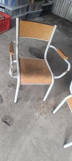 Stoel - Hout - Twee schoolstoelen, Antiek en Kunst