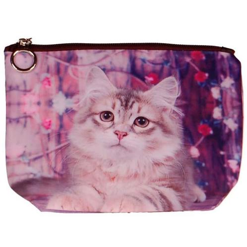 Toilettas Poes NIEUW, Sieraden, Tassen en Uiterlijk, Toilettassen, Meisje, Nieuw, Ophalen of Verzenden