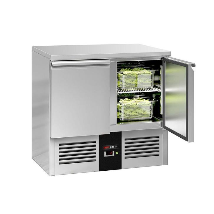 GGM Gastro | Koelwerkbank PREMIUM - 900x700mm - 2 deuren |, Zakelijke goederen, Horeca | Keukenapparatuur, RVS Meubilair, Verzenden