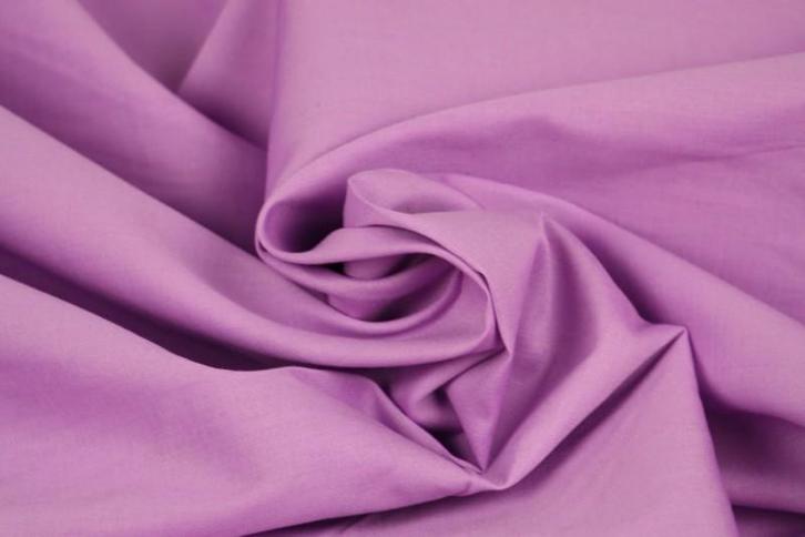 10 meter poplin katoen - Lila, Hobby en Vrije tijd, Stoffen en Lappen, 120 cm of meer, 200 cm of meer, Overige kleuren, Nieuw