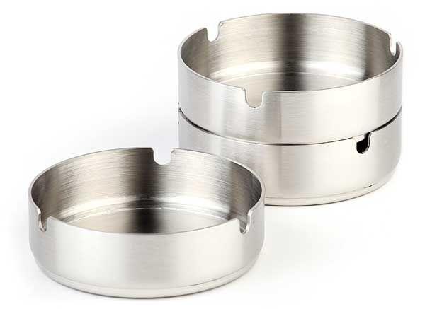 Ronde Asbak  RVS |  Ø8cm, Zakelijke goederen, Horeca | Keukenapparatuur, Verzenden