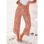 Beachtime Culotte met bladprint en striklint, luchtige, Kleding | Dames, Verzenden, Nieuw