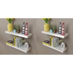 vidaXL Wandplanken 4 st 60 cm wit, Huis en Inrichting, Woonaccessoires | Wandplanken en Boekenplanken, Verzenden, Nieuw