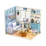 Ikonka DIY Modelbouw Woonkamer - Miniatuurhuisje Fresh, Hobby en Vrije tijd, Knutselen, Ophalen of Verzenden, Nieuw