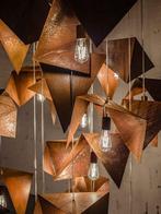 Gie El - Kroonluchter - Staal - Kroonluchter VOGEL 20 roest, Antiek en Kunst, Kunst | Designobjecten