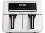 TurboTronic AF118 - Dubbele Airfryer XXL - 7,6 Liter - 12, Witgoed en Apparatuur, Airfryers, Verzenden, Nieuw