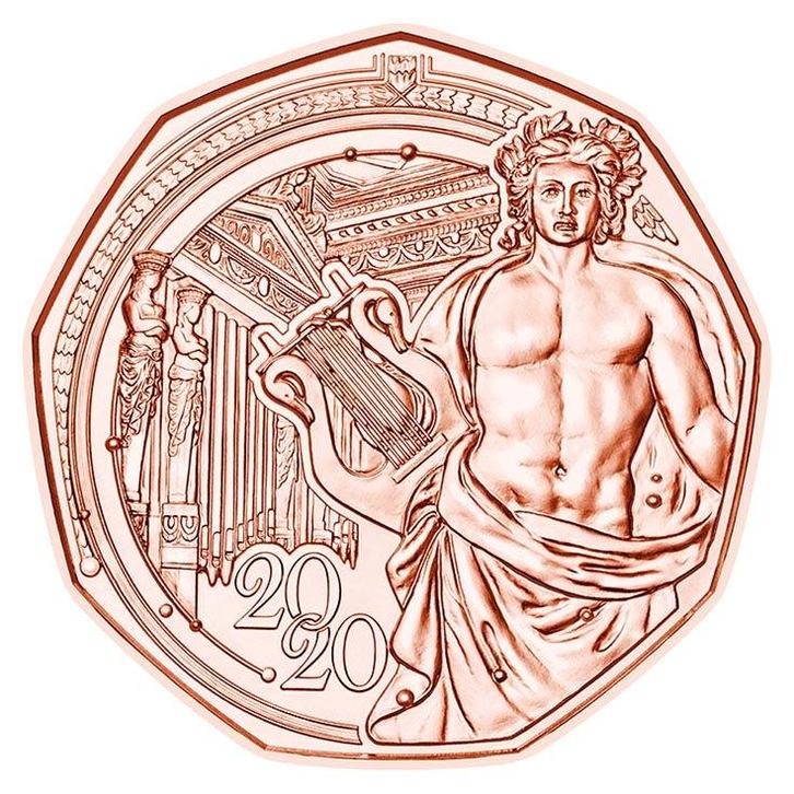 Oostenrijk 5 Euro Musikverein 2020, Postzegels en Munten, Munten | Europa | Euromunten, Verzenden