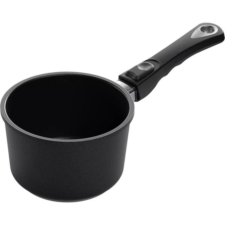 AMT Gastroguss Melk- en sauspan – 16 cm – 1,5 liter –, Huis en Inrichting, Keuken | Potten en Pannen, Overige typen, Nieuw, Rvs