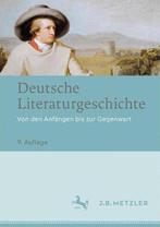 Deutsche Literaturgeschichte 9783476049520, Zo goed als nieuw, Verzenden