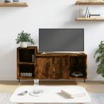 vidaXL Tv-meubel 100x35x55 cm bewerkt hout gerookt, Huis en Inrichting, Kasten | Televisiemeubels, 100 tot 150 cm, Verzenden, Nieuw