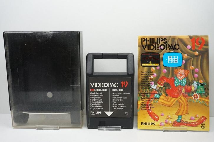 Philips Videopac 19: Catch The Ball / Noughts and Crosses, Computers en Software, Vintage Computers, Ophalen of Verzenden