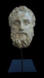 sculptuur, Testa Marco Aurelio - 33 cm - marmerstof, Antiek en Kunst, Curiosa en Brocante