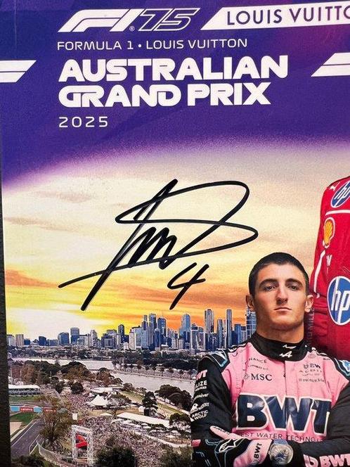 Australian Grand Prix - Lando Norris Signed - Winner - 2025, Verzamelen, Automerken, Motoren en Formule 1