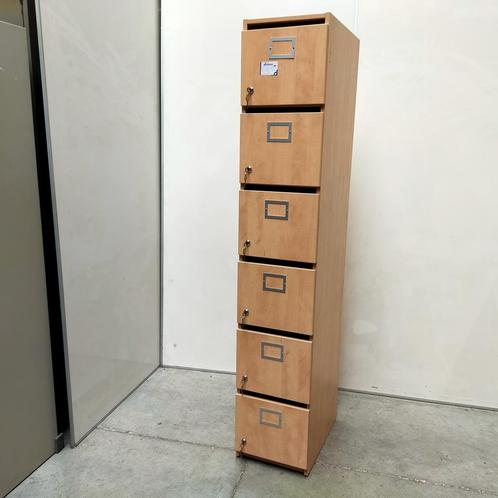 Vepa 6-deurs lockerkast - 199x36x56 cm, Huis en Inrichting, Kasten | Lockerkasten, Ophalen of Verzenden