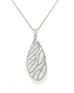 Halsketting - 14 karaat Witgoud - 0.95ct. tw. Diamant, Nieuw