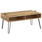 vidaXL Salontafel 100x60x45 cm massief mangohout, 100 tot 150 cm, Verzenden, Nieuw, 50 tot 100 cm