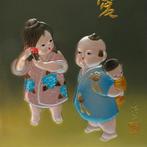 Paneel - Metaal - Japan (Zonder Minimumprijs), Antiek en Kunst