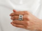 Statement ring - 18 karaat Witgoud - 3.11ct. tw. Diamant