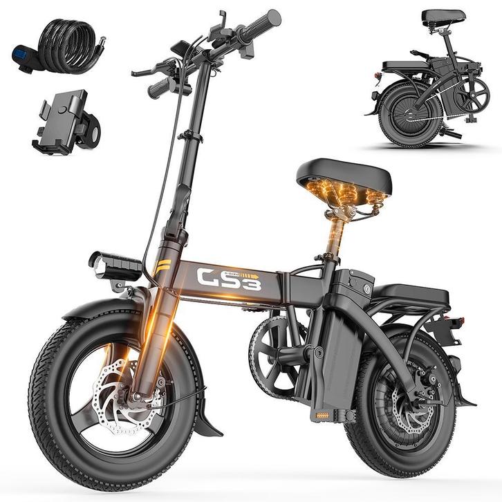 Toofly GS3- Hoge Torque- 65 km-Elektrische vouwfiets, Fietsen en Brommers, Elektrische fietsen, Nieuw
