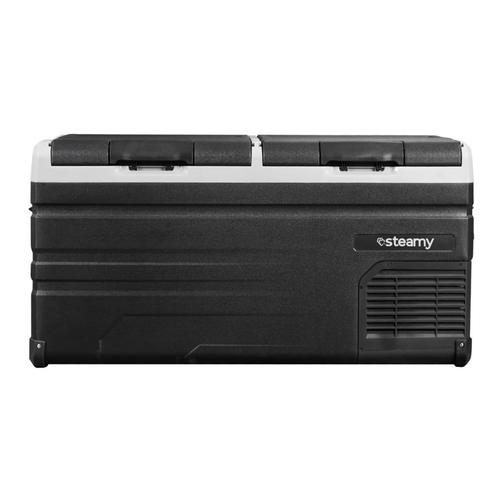 Steamy-E Dual Zone Elektrische Compressor Koelbox (90 Liter), Caravans en Kamperen, Koelboxen, Nieuw, Verzenden