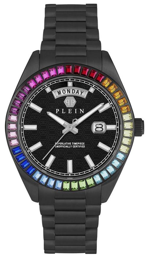 Philipp Plein PWPNA0624 Date Superlative Gent horloge, Sieraden, Tassen en Uiterlijk, Horloges | Heren, Staal, Nieuw, Staal, Overige merken